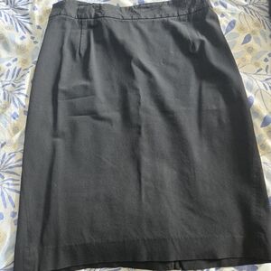 Theory black a line skirt